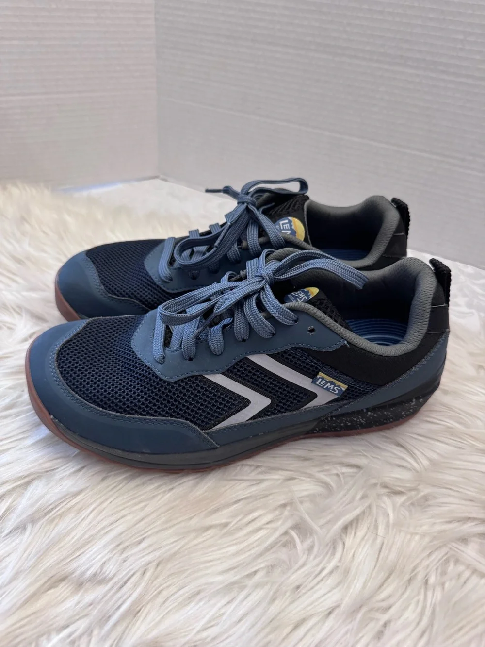 LEMS Primal Support Unisex Hybrid Trail Hiking Shoe Men 9.5 Women 11 Orion Blue